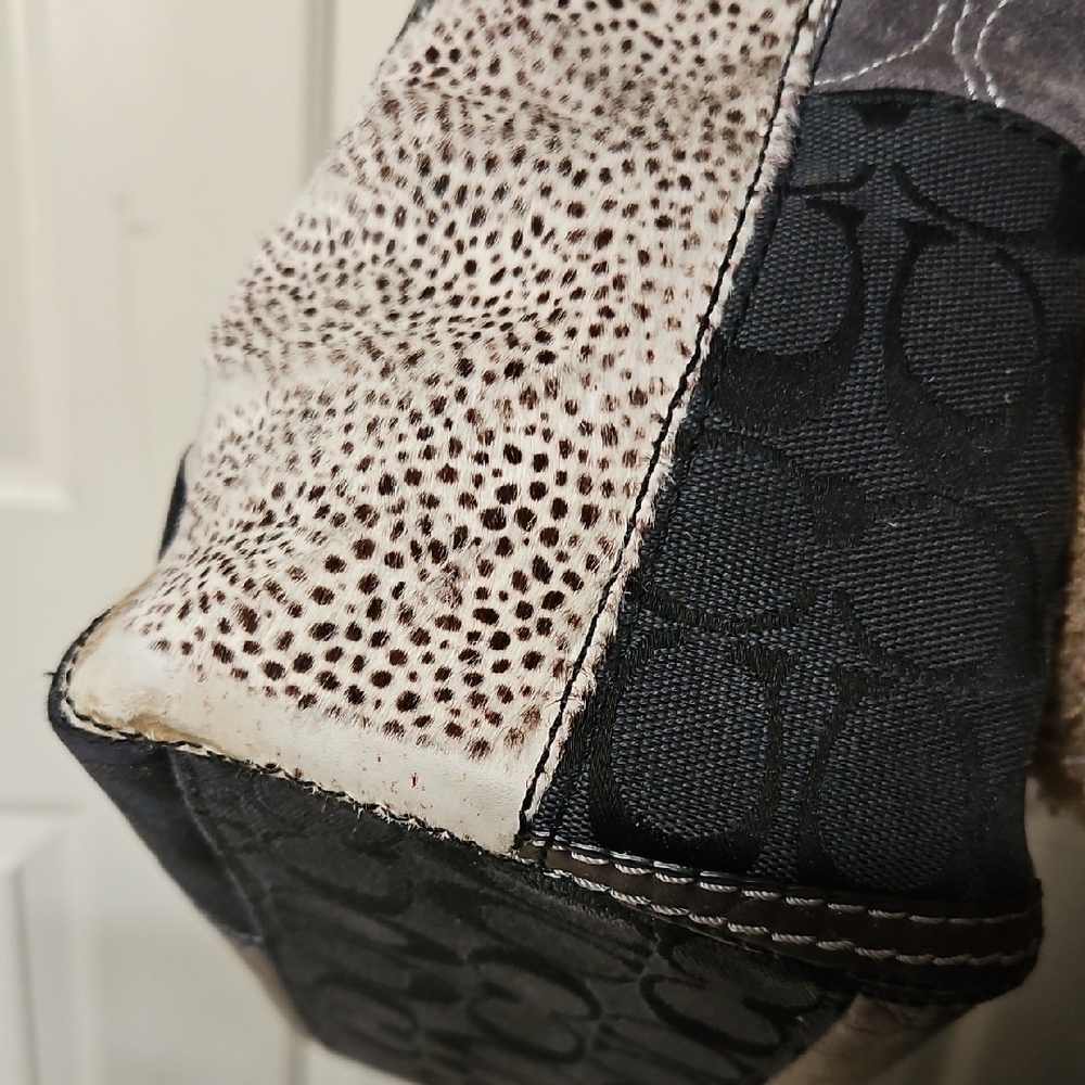 Coach Y2K EUC Patchwork Shoulder Bag - image 11